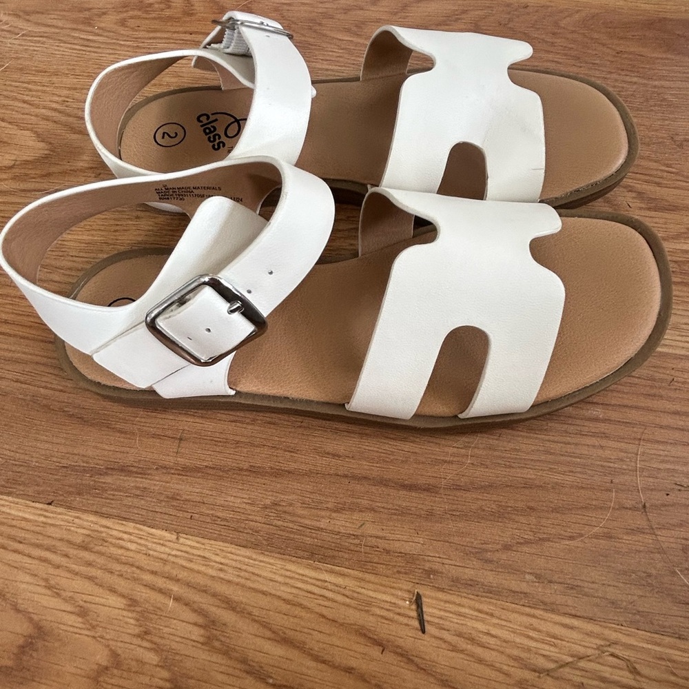 Art Class White Kids Sandals